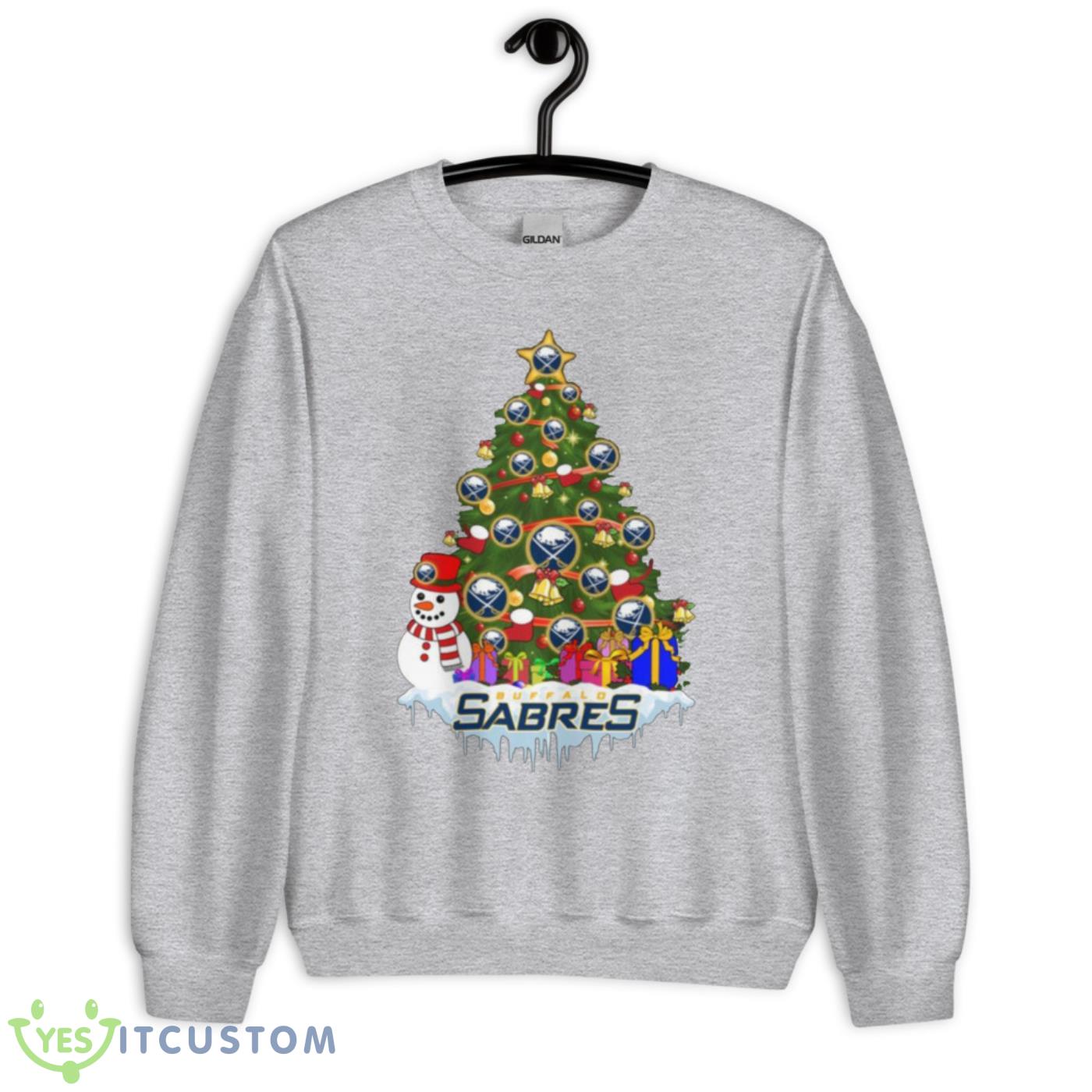 Buffalo Sabres Merry Christmas NHL Hockey Sports T Shirt 6 Buffalo Sabres Merry Christmas NHL Hockey Sports T Shirt - Unisex Crewneck Sweatshirt-1