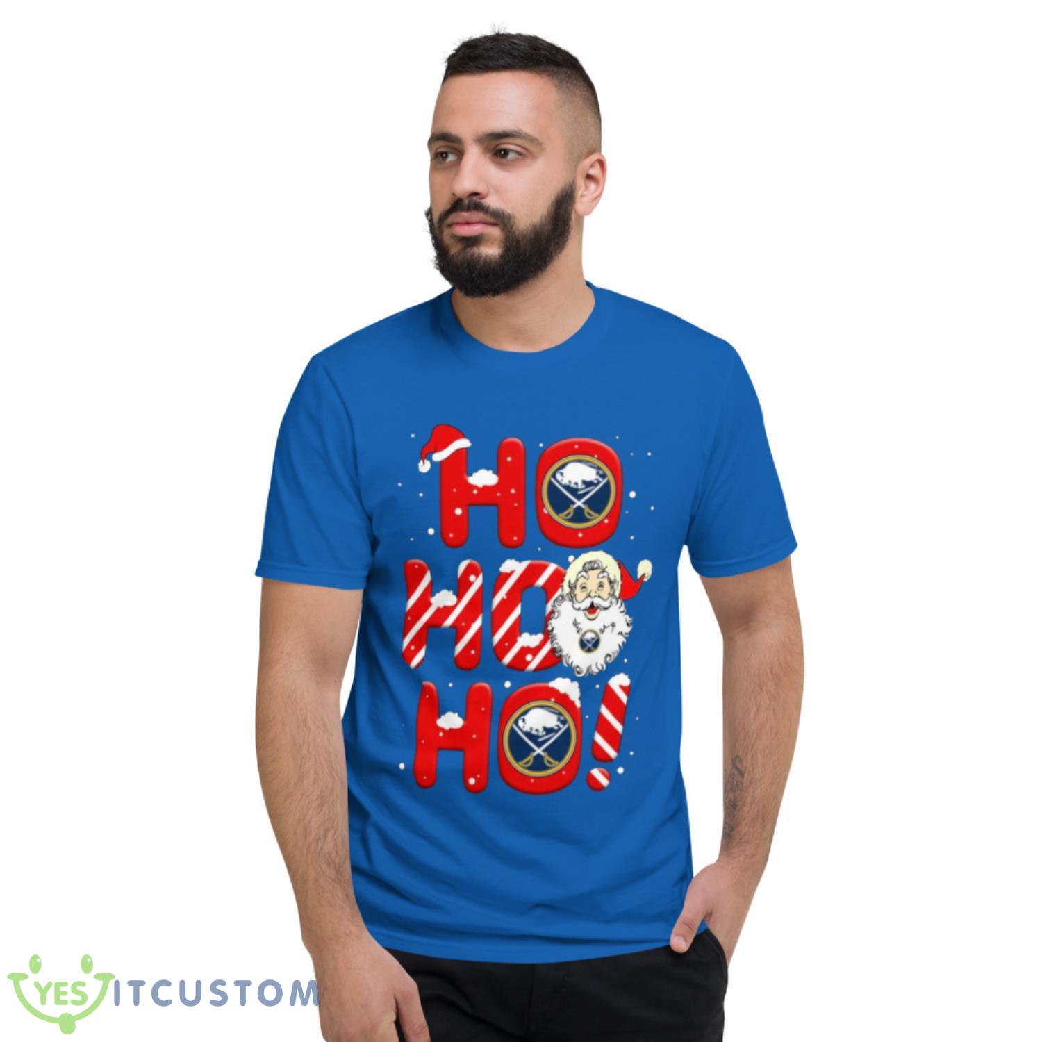 Buffalo Sabres NHL Hockey Ho Ho Ho Santa Claus Merry Christmas Shirt T Shirt 5 Buffalo Sabres NHL Hockey Ho Ho Ho Santa Claus Merry Christmas Shirt T Shirt - Short Sleeve T-Shirt-1