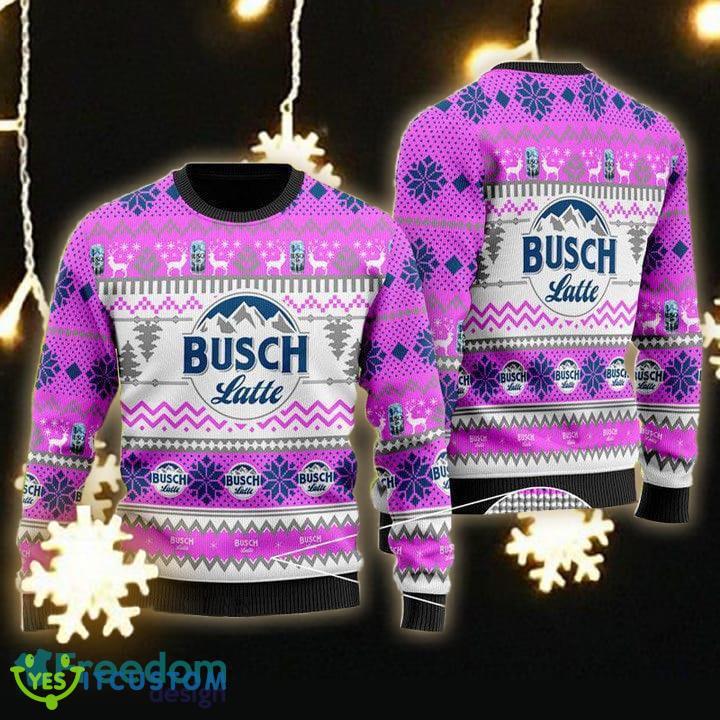 Busch Latte Malt Ugly Christmas Sweater Gift For Men Women - Busch Latte Ugly Christmas Sweater Gift Men Women
