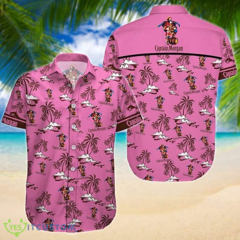 Captain Morgan Coconut Tree Pattern Practical Hawaiian Shirt For Summer 2 Captain Morgan Coconut Tree Pattern Practical Hawaiian Shirt For Summer - Captain Morgan Coconut Tree Pattern Practical Beach Gift Hawaiian Shirt