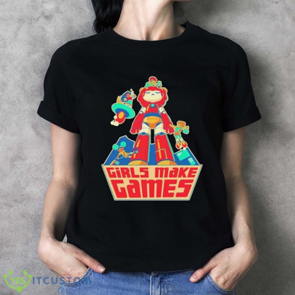 Castpixel Girls Make Games Shirt - Ladies T-Shirt