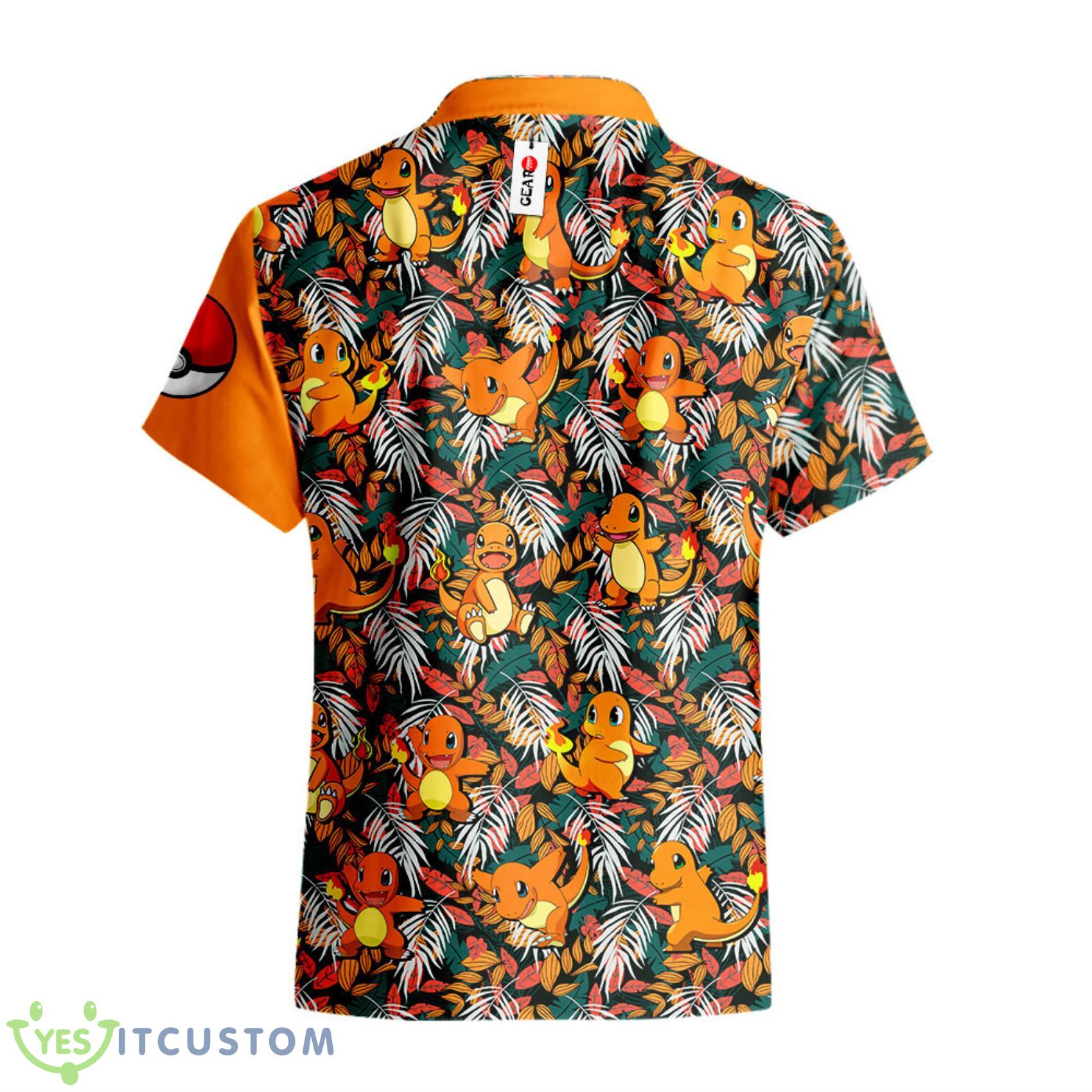Charmander Hawaiian Shirts Custom Anime Merch Clothes for Men Women 3 Charmander Hawaiian Shirts Custom Anime Merch Clothes for Men Women Product Photo 3