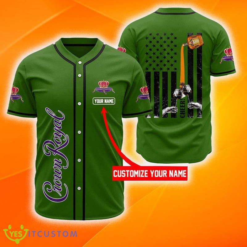 Cheer Crown Royal Custom Name Baseball Jersey Style 5 Shirt Gift For Men And Women - Cheer Crown Royal Custom Name Baseball Jersey Style 5 Shirt Gift For Men And Women