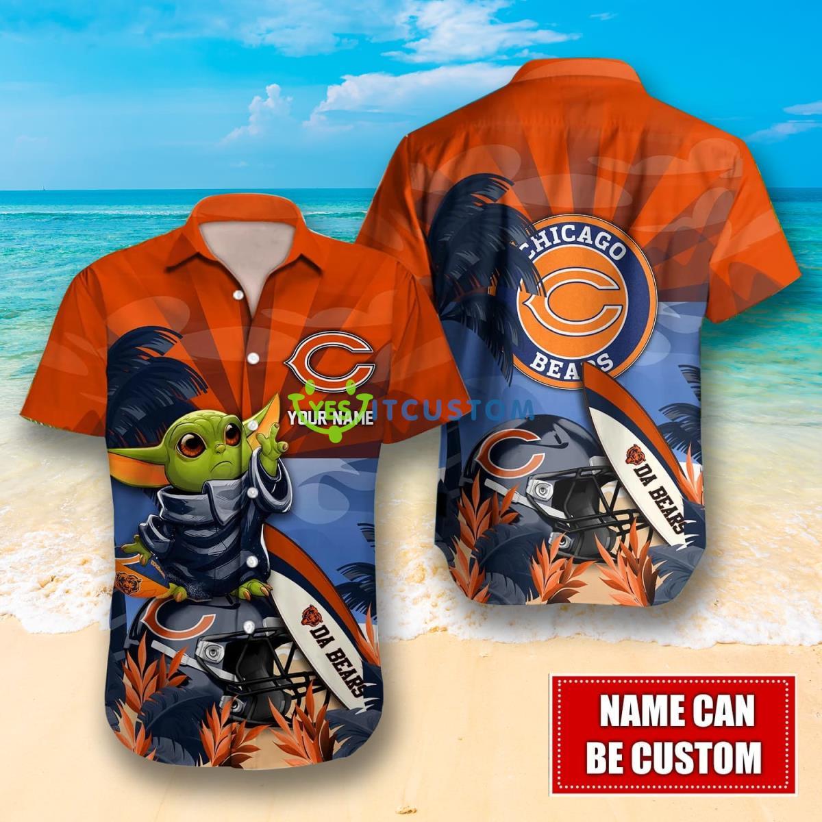 Chicago Bears NFL Personalized Hawaiian Shirt For Fans Product Photo 1