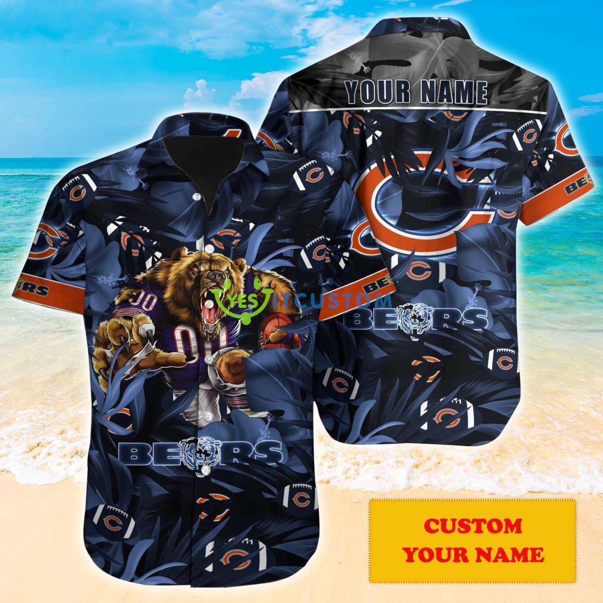 Chicago Bears NFL Personalized Hawaiian Shirt Gift For Fans Product Photo 1