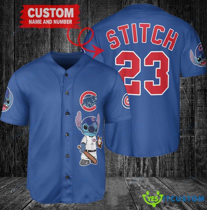 Chicago Cubs MLB Stitch Baseball Jersey Shirt Design 3 Custom Number And Name Gift For Men And Women Fans - Chicago Cubs-CUSTOM MLB Stitch Baseball Jersey_1