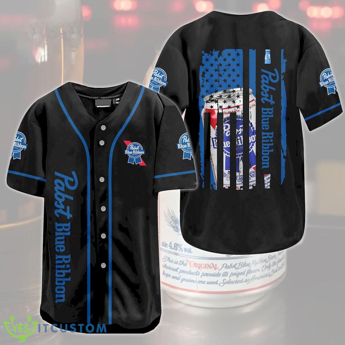 Classic Pabst Blue Ribbon Baseball Jersey Pabst Blue Ribbon Jersey Shirt Gift For Men And Women - Classic Pabst Blue Ribbon Baseball Jersey Pabst Blue Ribbon Jersey Shirt Gift For Men And Women