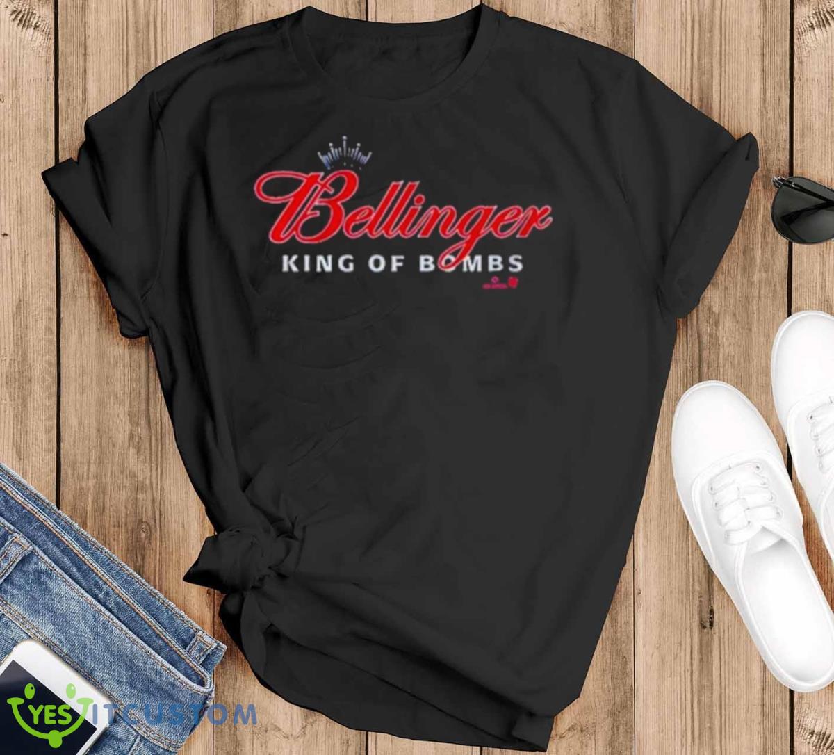 Cody Bellinger King Of Bombs Shirt - Black T-Shirt