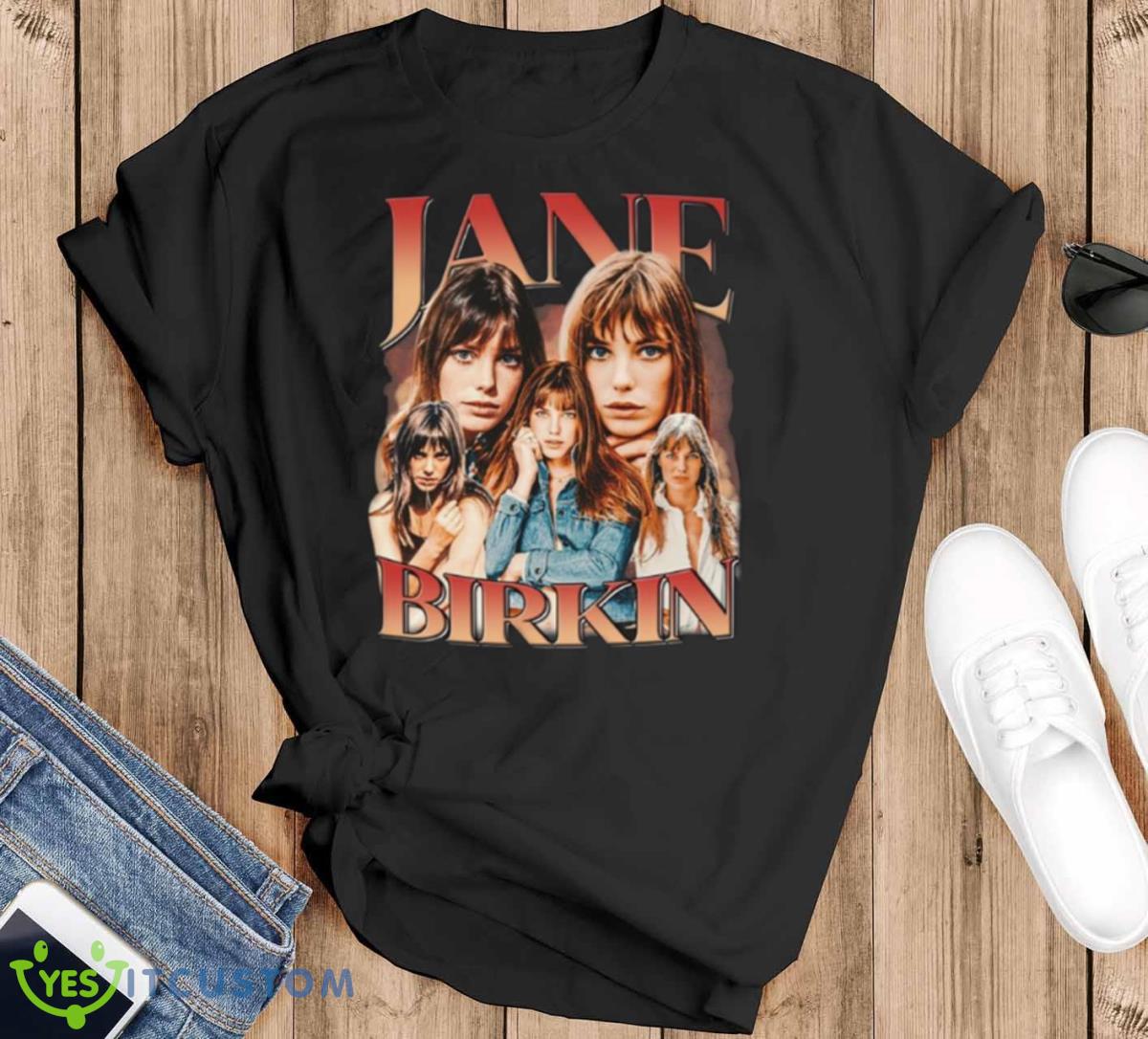 Collage Jane And Maggie Jane Birkin Shirt - Black T-Shirt