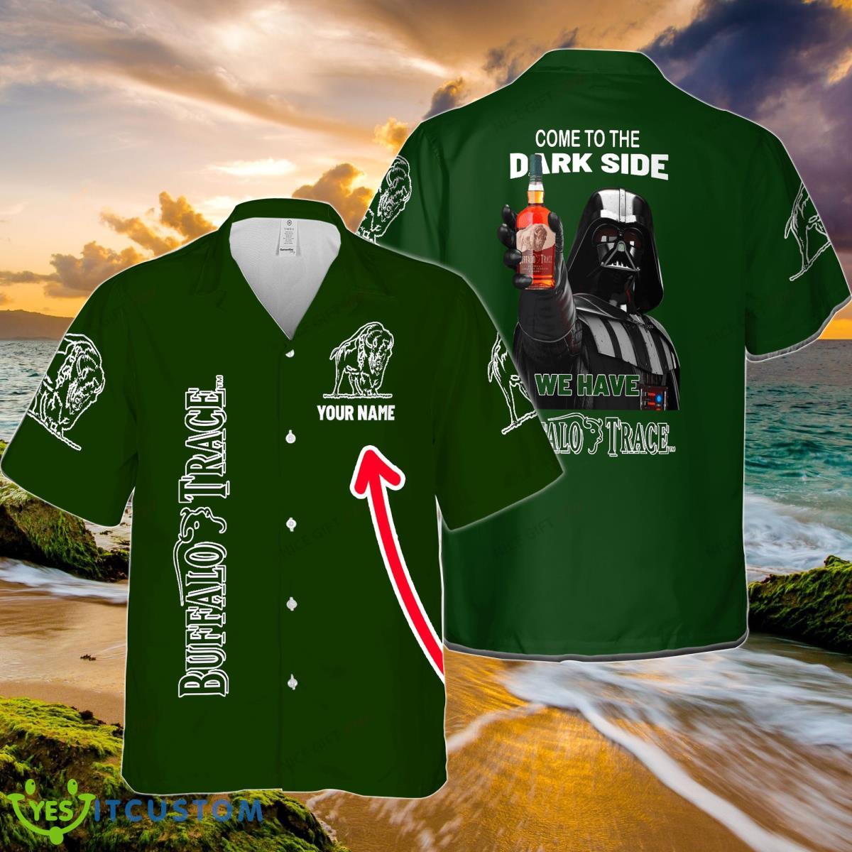 Come To The Dark Side We Have Buffalo Trace Custom Name Hawaiian Shirt Best Gift For Men And Women Product Photo 1
