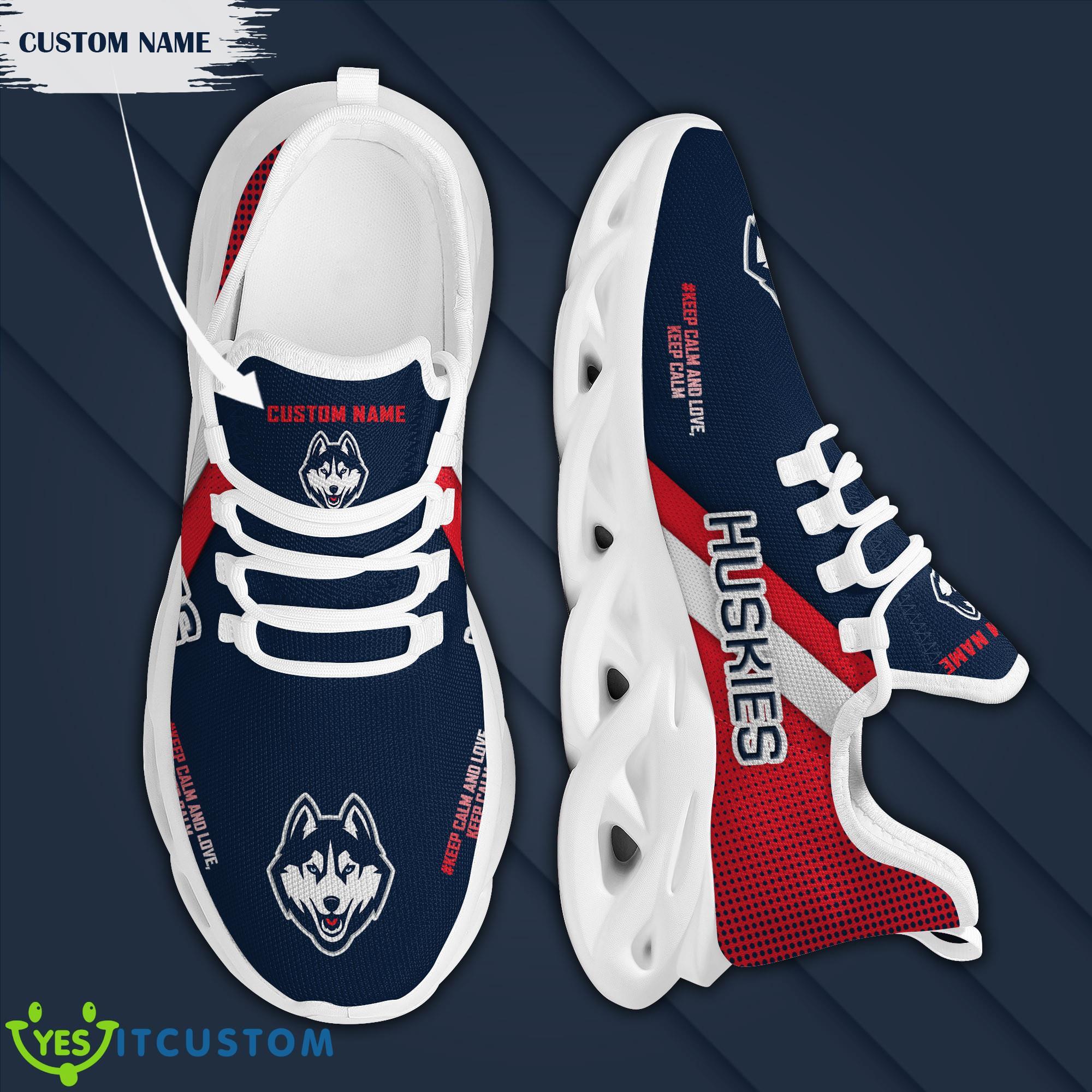 Connecticut Huskies Logo Custom Name Running Sneaker Max Soul Shoes 3 Connecticut Huskies Logo Custom Name Running Sneaker Max Soul Shoes - Connecticut Huskies Logo Custom Name Pattern 3D Max Soul Sneaker Shoes_3
