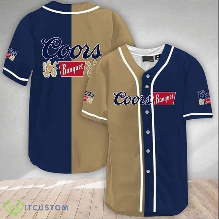 Coors Banquet Beer Lovers Jersey Baseball Jersey Lover Beer Shirt Coors Gift Halloween Horror - Coors Banquet Beer Lovers Jersey Baseball, Jersey Lover Beer Shirt, Coors Gift,Halloween Horror Jersey,Vintage Beer Baseball Jersey_1
