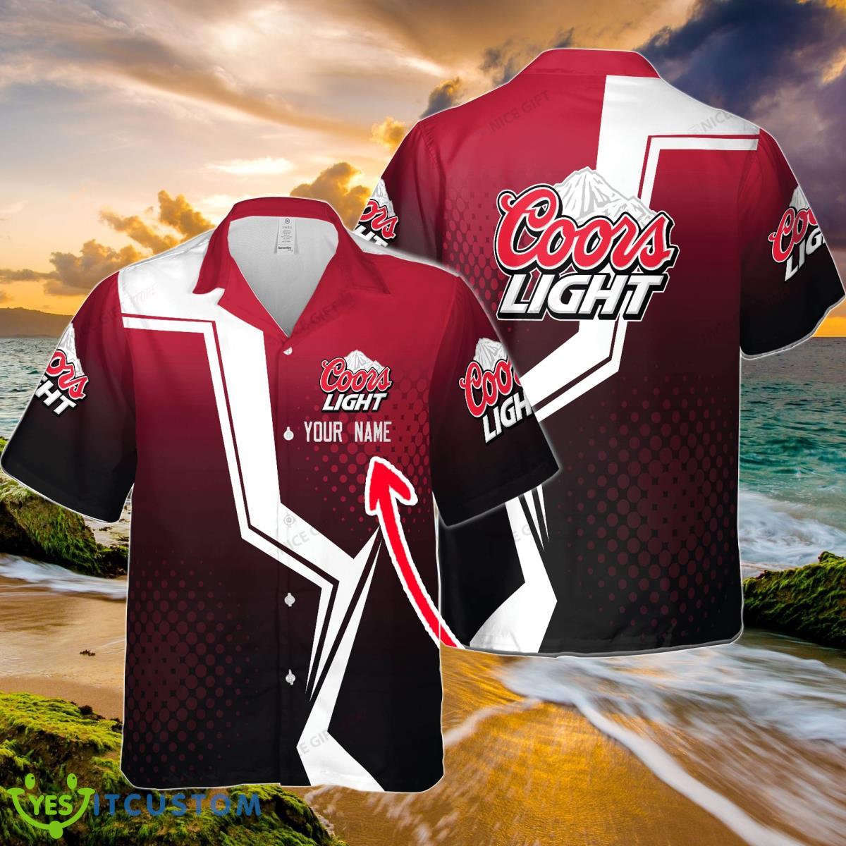 Coors Light Custom Name Hawaiian Shirt Style Gift For Summer Vacation Product Photo 1