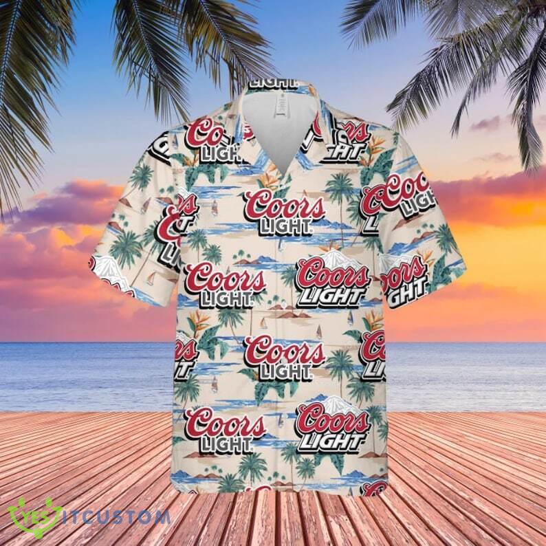 Coors Light Island Pattern Friend Gift Summer Hawaiian Shirt For Men Women - Coors Light Island Pattern Beach Gift For Friend Hawaiian Shirt