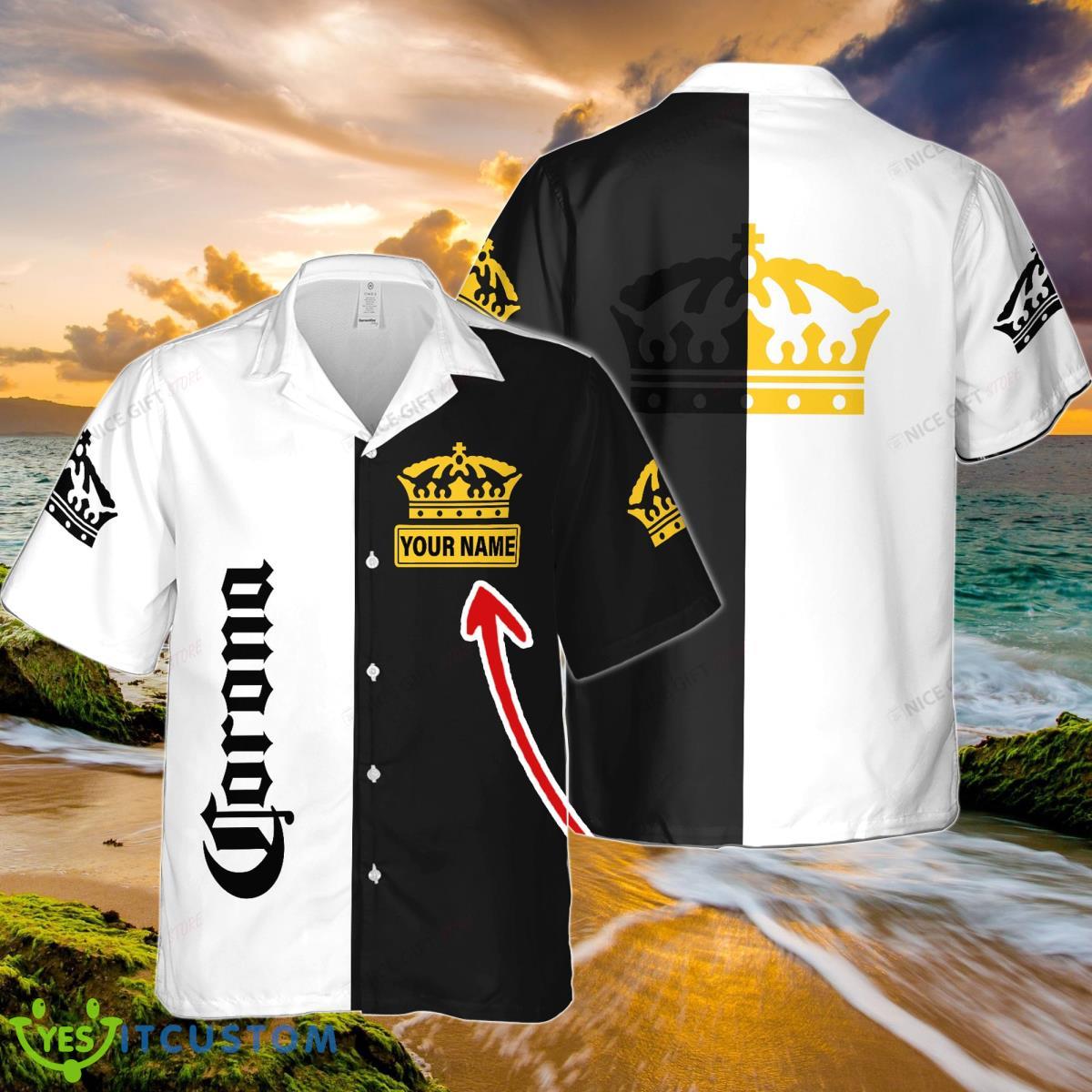 Corona Extra Custom Name Hawaiian Shirt Best Gift For Men And Women Product Photo 1