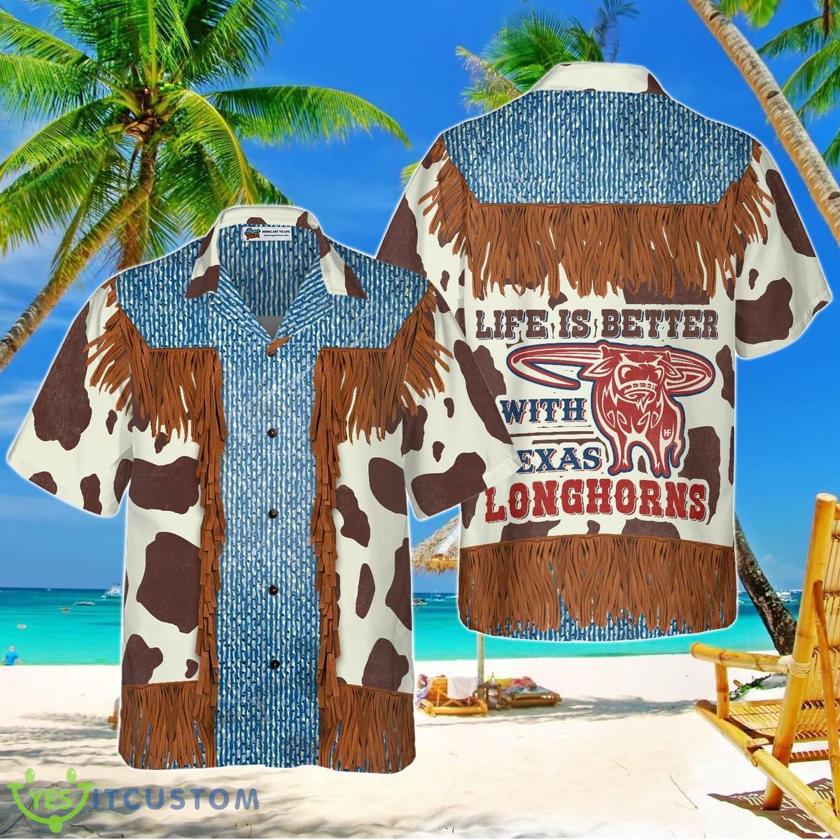 Cowboy Dairy Vintage Western Texas Hawaiian Shirt Product Photo 1