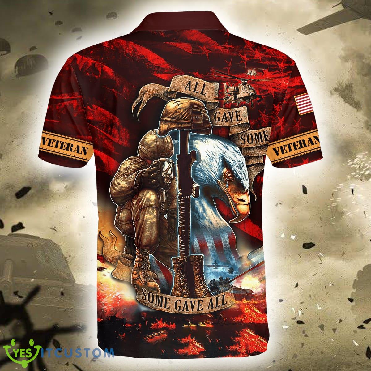 Cry US Veteran All Gave Some Some Gave All 3D Polo Shirt - US Veteran - All Gave Some Some Gave All 3D All Over Printed Unisex Shirts_15