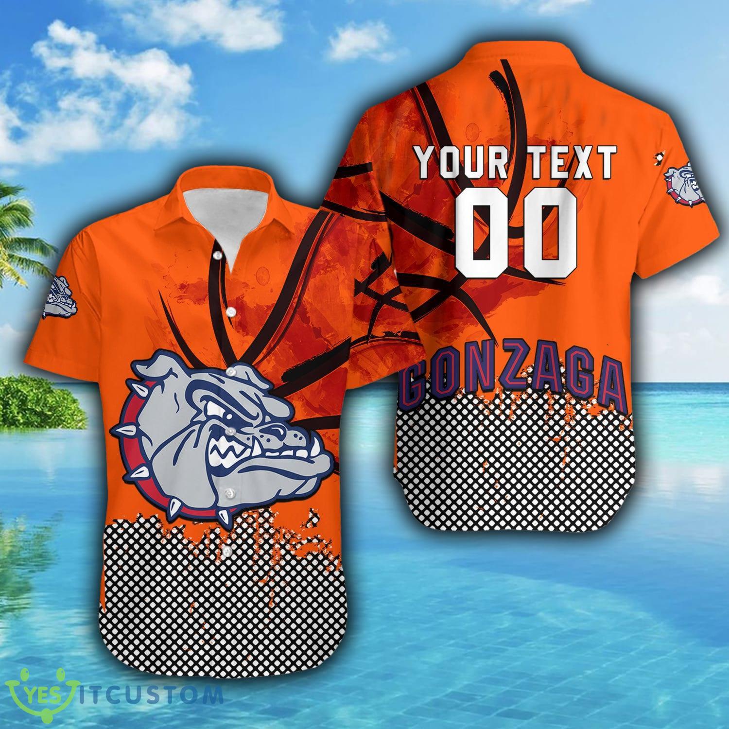 Custom Number And Name Gonzaga Bulldogs Hawaiian Shirt Basketball Net Grunge Pattern NCAA Gift For Fans 5 Custom Number And Name Gonzaga Bulldogs Hawaiian Shirt Basketball Net Grunge Pattern NCAA Gift For Fans - Gonzaga Bulldogs Hawaii Shirt Basketball Net Grunge Pattern- NCAA_4