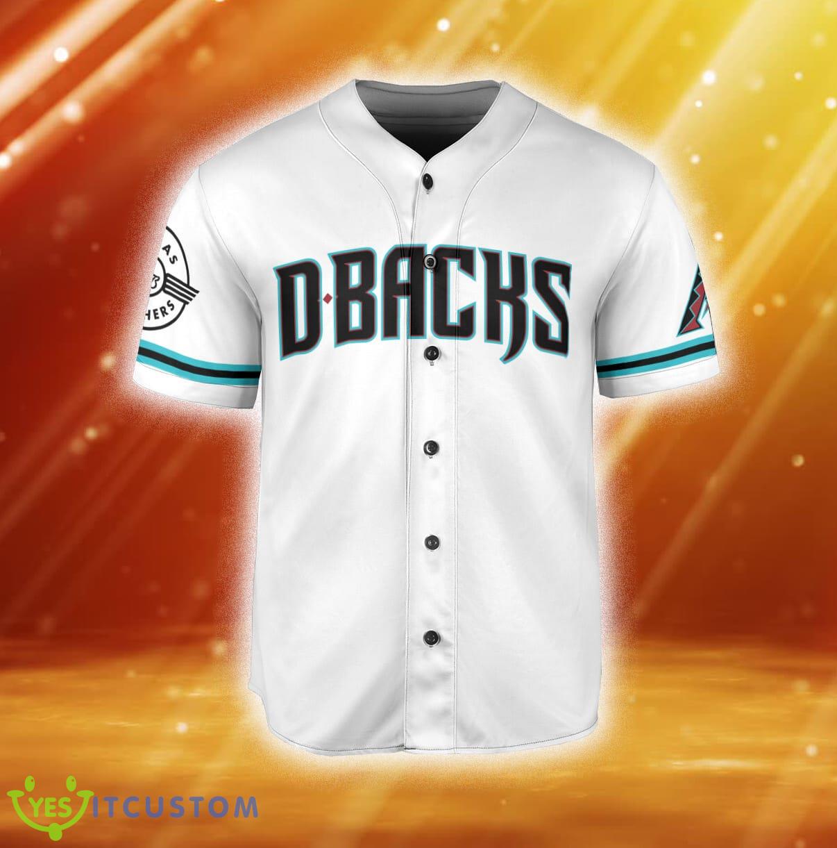 Custom Number And Name MLB Arizona Diamondbacks J. Jonas Style 6 Jersey Baseball Shirt 3 Custom Number And Name MLB Arizona Diamondbacks J. Jonas Style 6 Jersey Baseball Shirt - Arizona Diamondbacks J. Jonas Baseball Jersey White_3