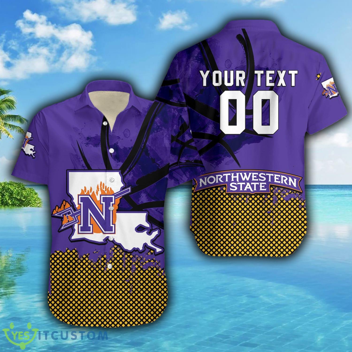 Custom Number And Name Northwestern State Demons Hawaiian Shirt Basketball Net Grunge Pattern NCAA Gift For Fans 5 Custom Number And Name Northwestern State Demons Hawaiian Shirt Basketball Net Grunge Pattern NCAA Gift For Fans - Northwestern State Demons Hawaii Shirt Basketball Net Grunge Pattern- NCAA_4
