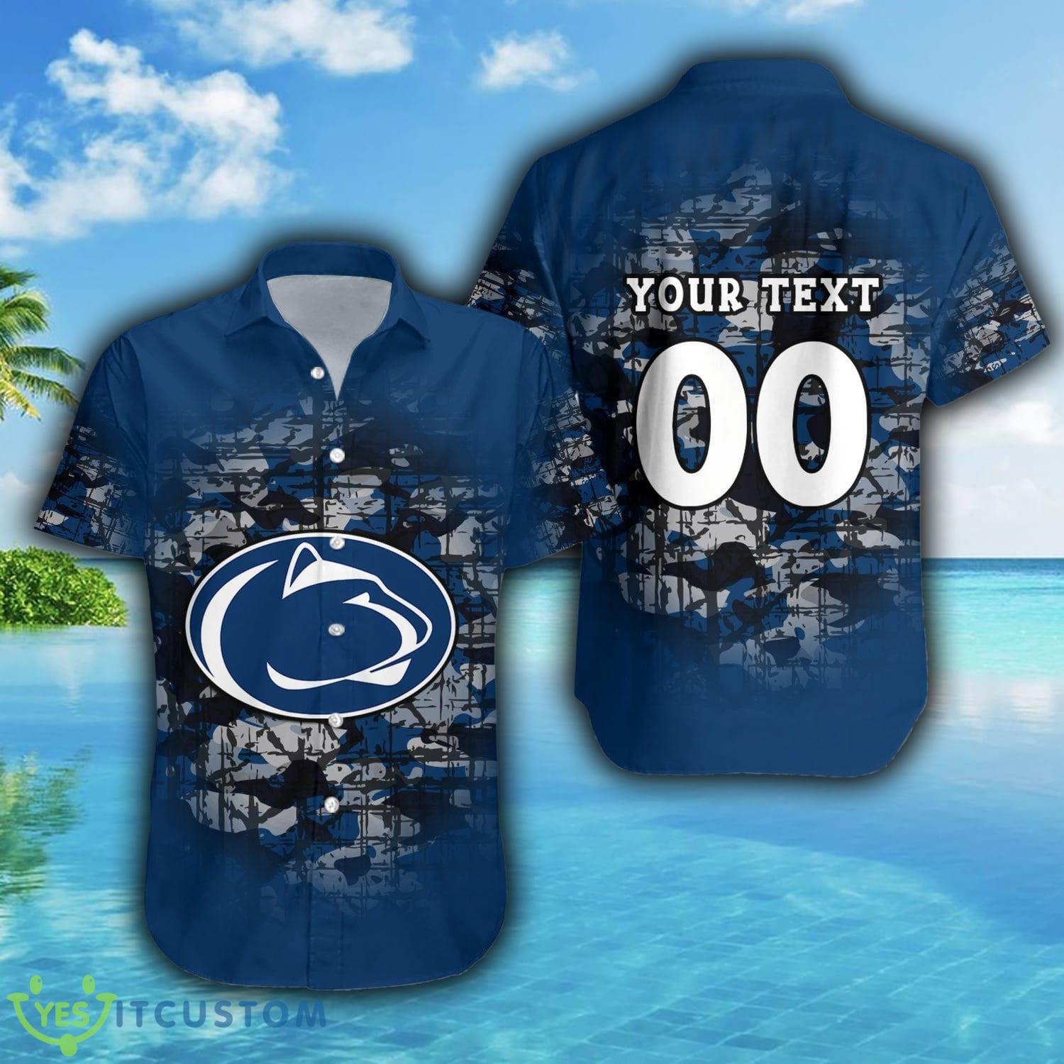 Custom Number And Name Penn State Nittany Lions Hawaiian Shirt Camouflage Vintage NCAA Gift For Fans 5 Custom Number And Name Penn State Nittany Lions Hawaiian Shirt Camouflage Vintage NCAA Gift For Fans - Penn State Nittany Lions Hawaii Shirt Camouflage Vintage - NCAA_4