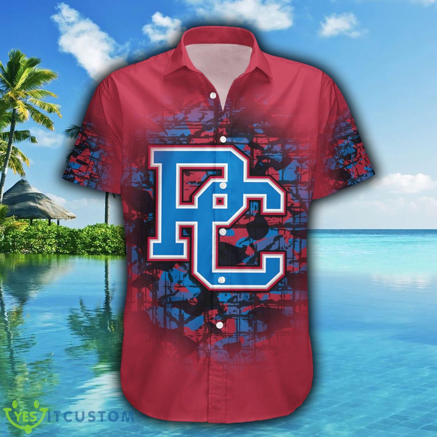 Custom Number And Name Presbyterian Blue Hose Hawaiian Shirt Camouflage Vintage NCAA Gift For Fans - Presbyterian Blue Hose Hawaii Shirt Camouflage Vintage - NCAA_2