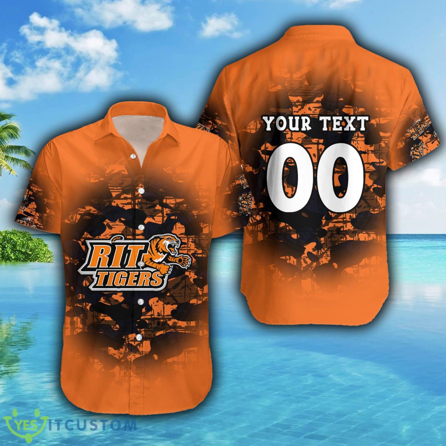 Custom Number And Name RIT Tigers Hawaiian Shirt Camouflage Vintage NCAA Gift For Fans 5 Custom Number And Name RIT Tigers Hawaiian Shirt Camouflage Vintage NCAA Gift For Fans - RIT Tigers Hawaii Shirt Camouflage Vintage - NCAA_4
