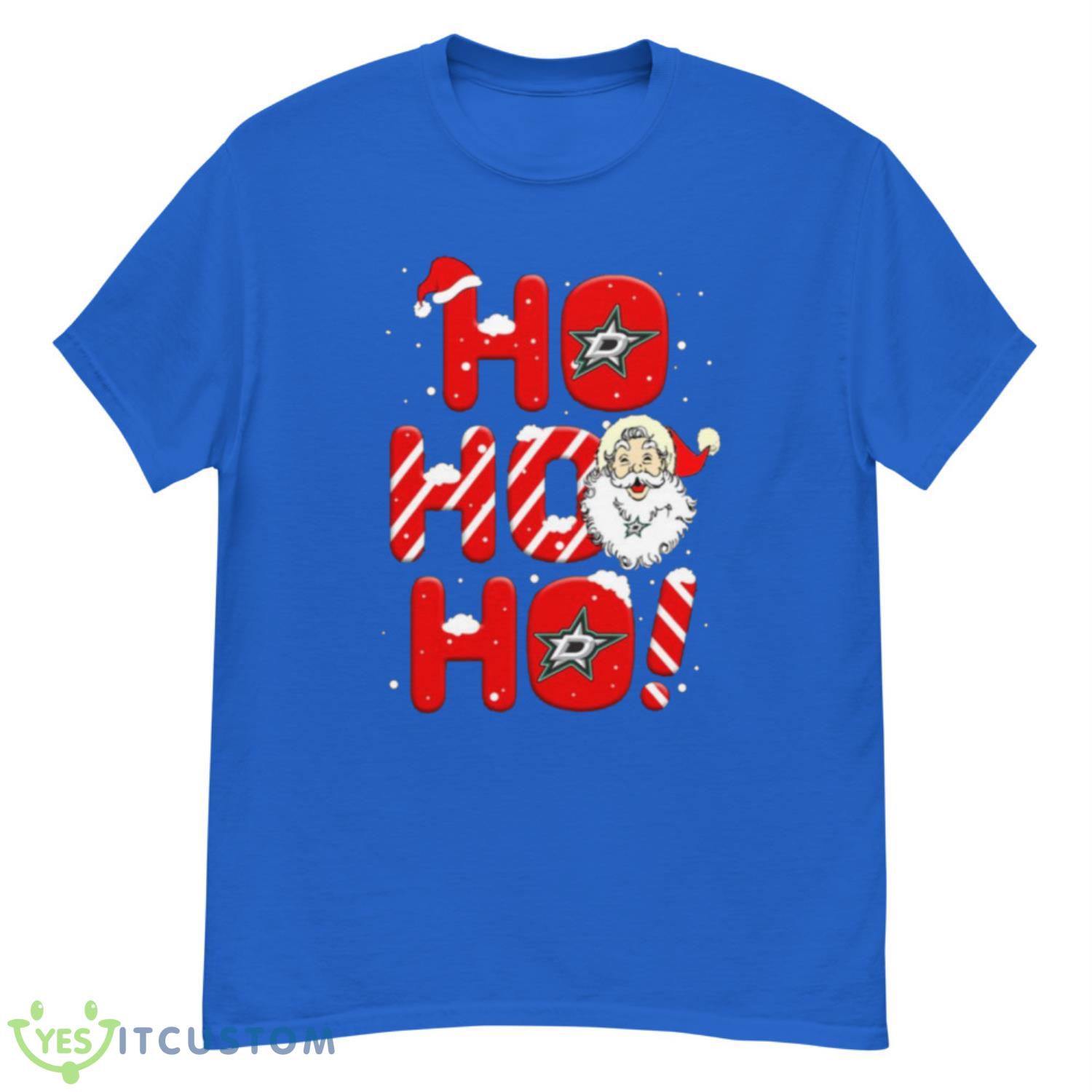 Dallas Stars NHL Hockey Ho Ho Ho Santa Claus Merry Christmas Shirt T Shirt 19 Dallas Stars NHL Hockey Ho Ho Ho Santa Claus Merry Christmas Shirt T Shirt - G500 Men’s Classic T-Shirt