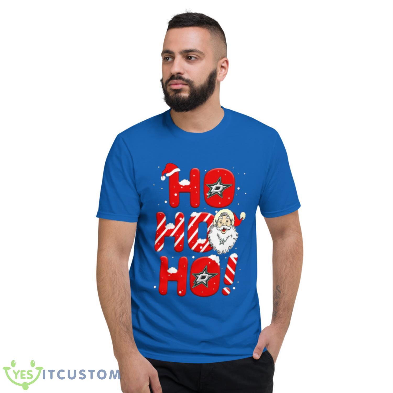 Dallas Stars NHL Hockey Ho Ho Ho Santa Claus Merry Christmas Shirt T Shirt 5 Dallas Stars NHL Hockey Ho Ho Ho Santa Claus Merry Christmas Shirt T Shirt - Short Sleeve T-Shirt-1