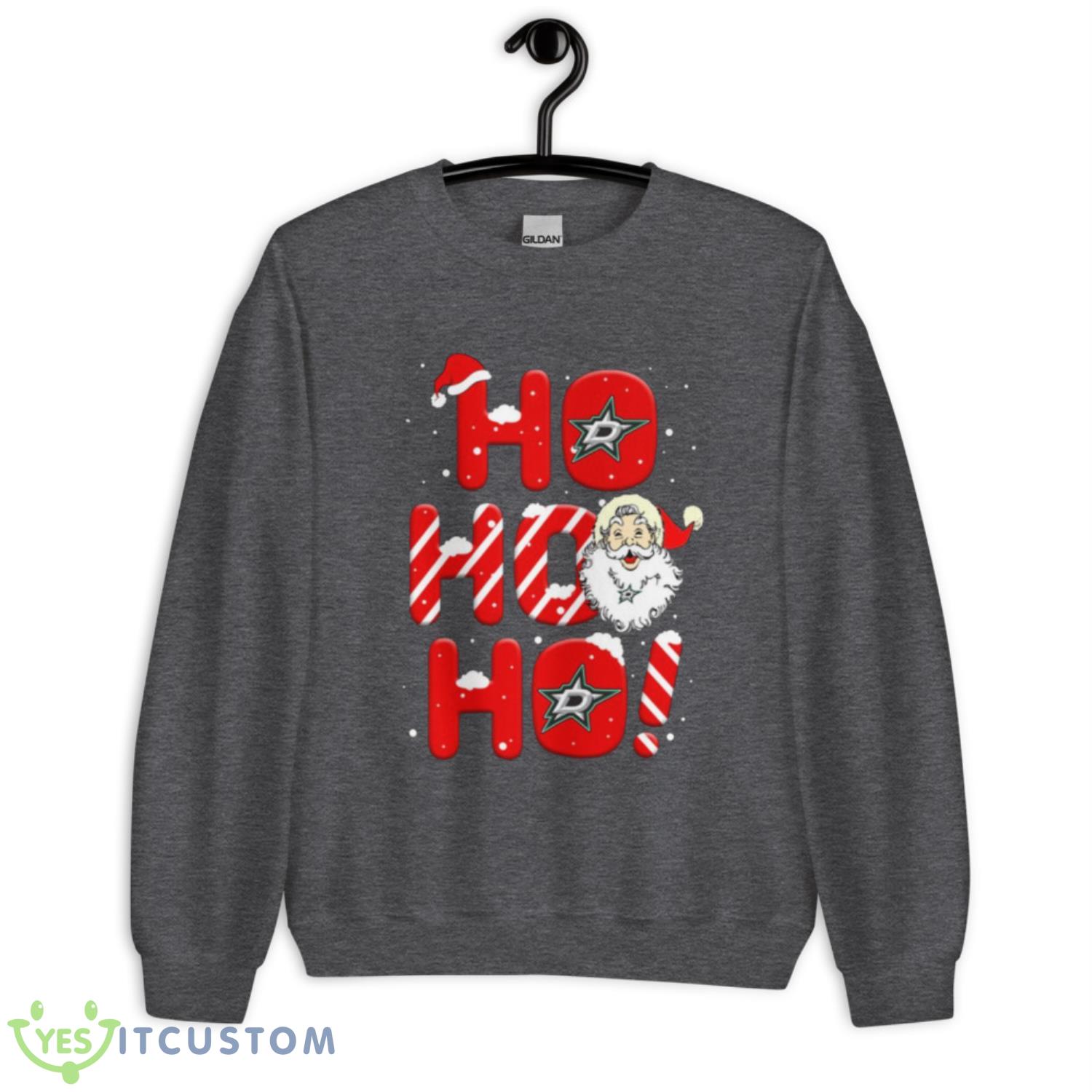 Dallas Stars NHL Hockey Ho Ho Ho Santa Claus Merry Christmas Shirt T Shirt 7 Dallas Stars NHL Hockey Ho Ho Ho Santa Claus Merry Christmas Shirt T Shirt - Unisex Crewneck Sweatshirt