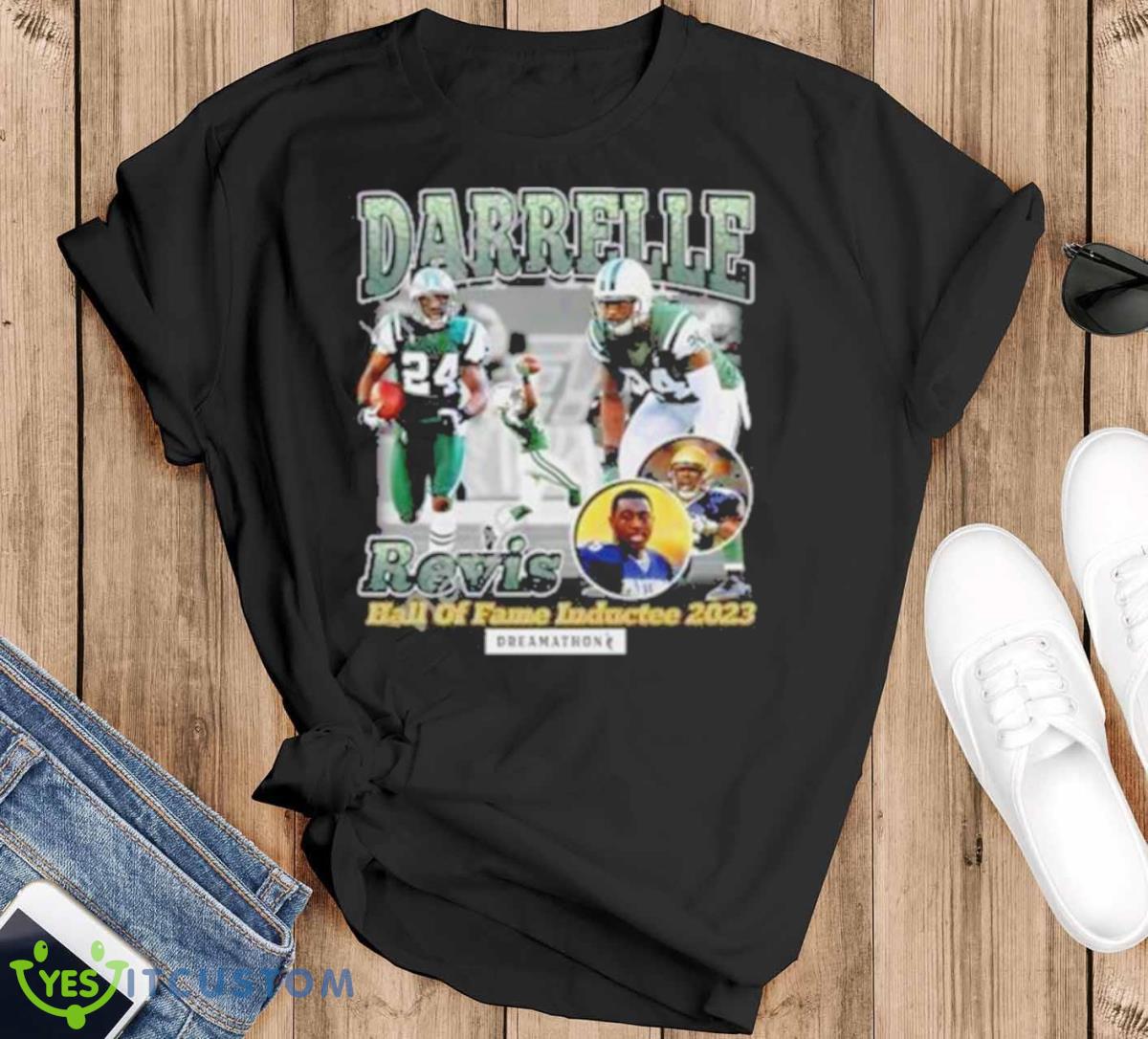 Darrelle Revis Hall Of Fame Inductee 2023 T Shirt - Black T-Shirt