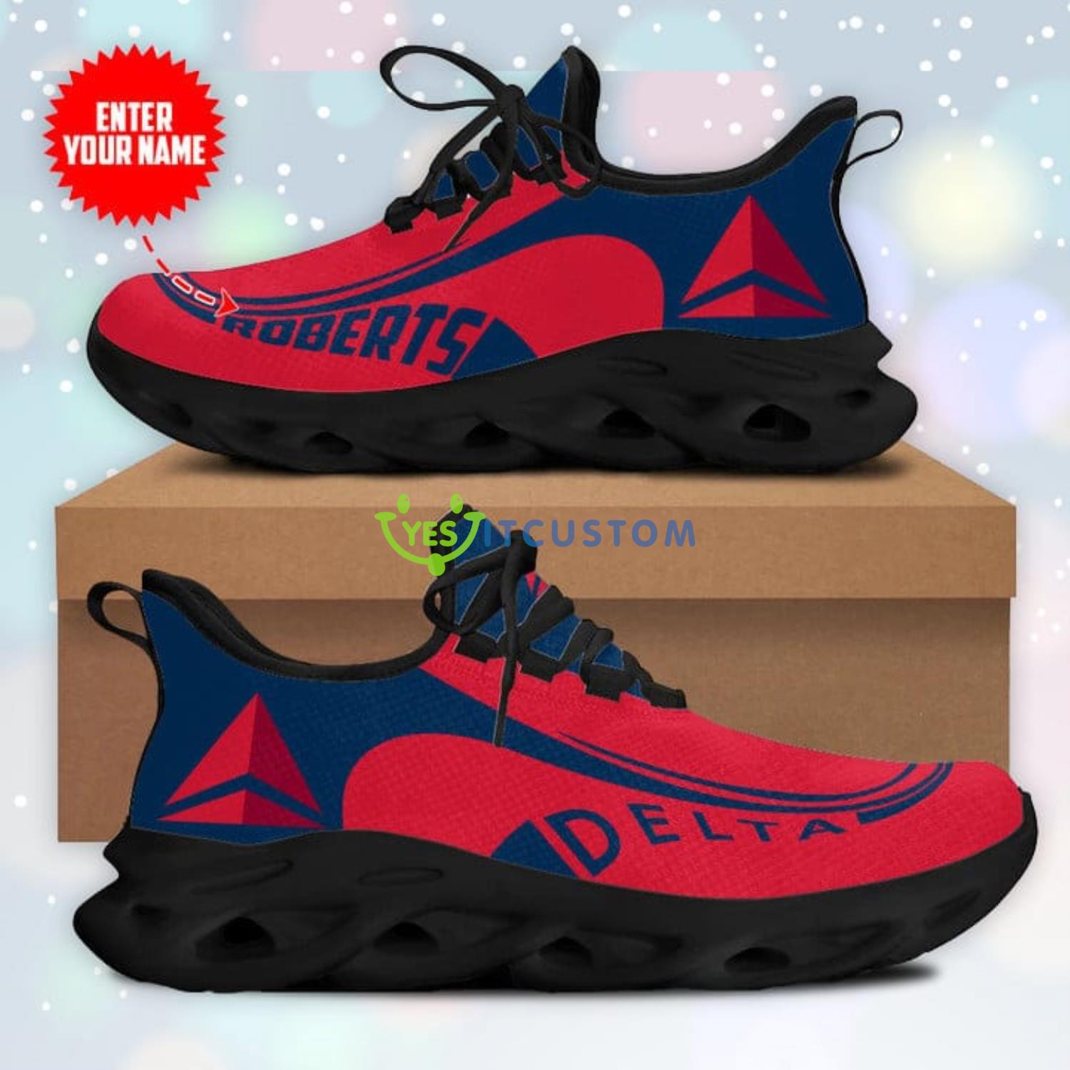 Delta Air Lines Clunky Max Soul Sneaker Shoes Men And Women Gift 4 Delta Air Lines Clunky Max Soul Sneaker Shoes Men And Women Gift Product Photo 4