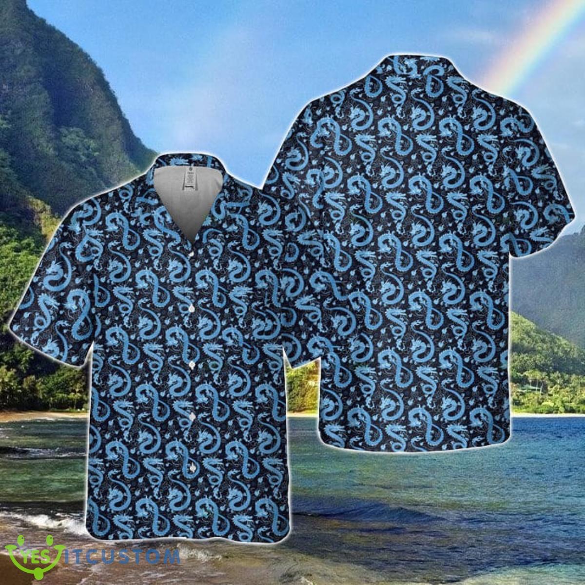 DnD Hawaiian Shirt Blue Dragon Best Gift For Men And Women 3 DnD Hawaiian Shirt Blue Dragon Best Gift For Men And Women Product Photo 3