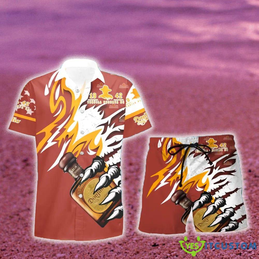 DON JULIO Monster Claw Gift Hawaiian Set Shirt And Short Summer Beach - DON JULIO Monster Claw Hawaiian Shirt And Short_1