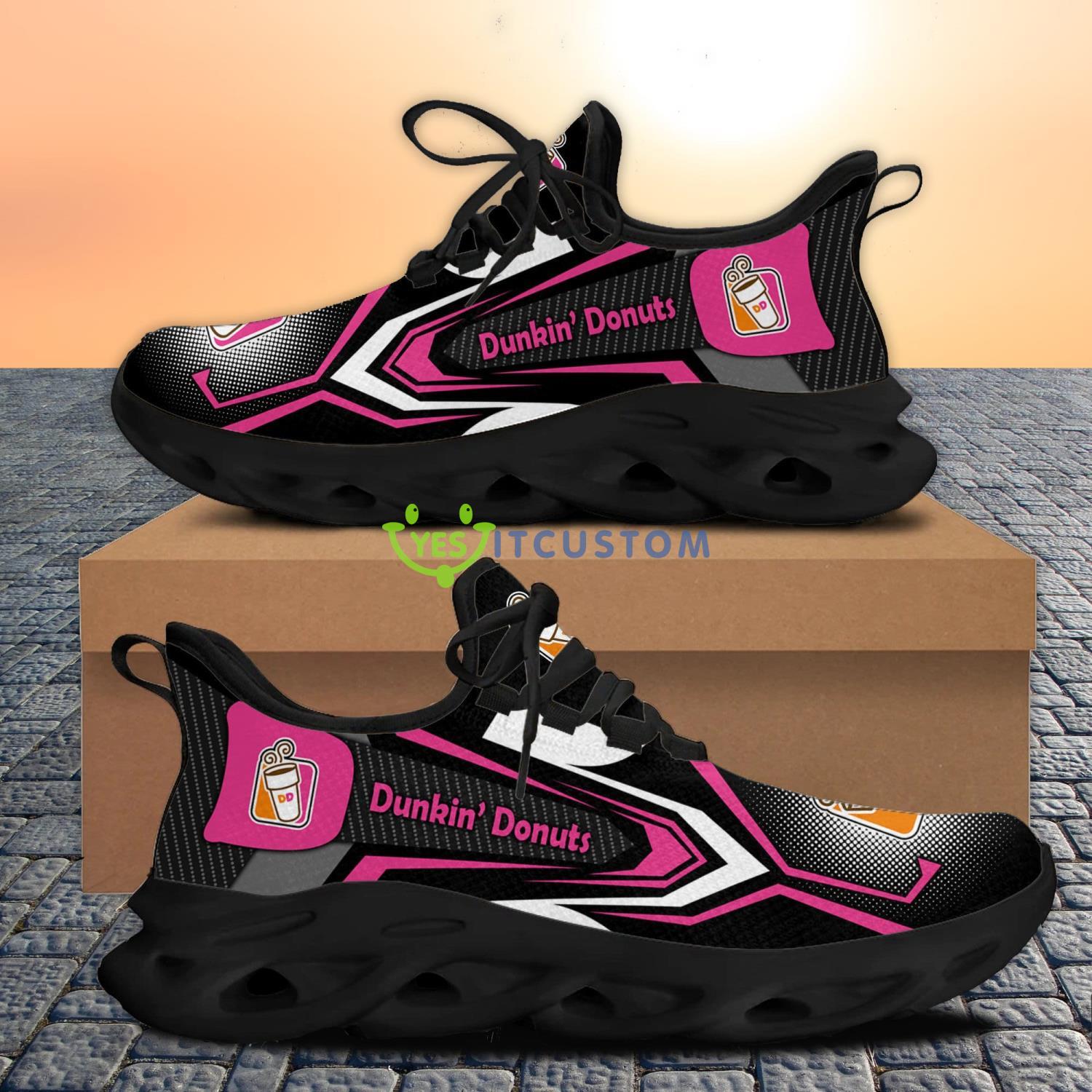 Dunkin’ Donuts Running Sneakers Max Soul Shoes Cool Sport Gift For Men And Women Product Photo 1