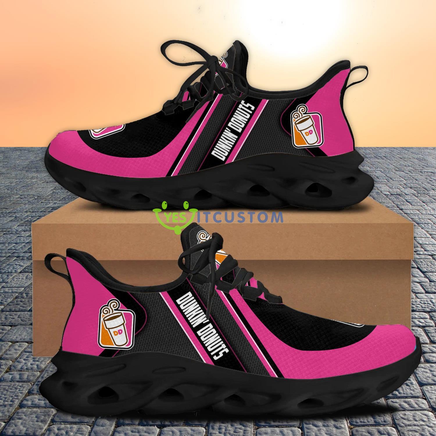 Dunkin’ Donuts Running Sneakers Max Soul Shoes Special Sport Gift For Men And Women Product Photo 1