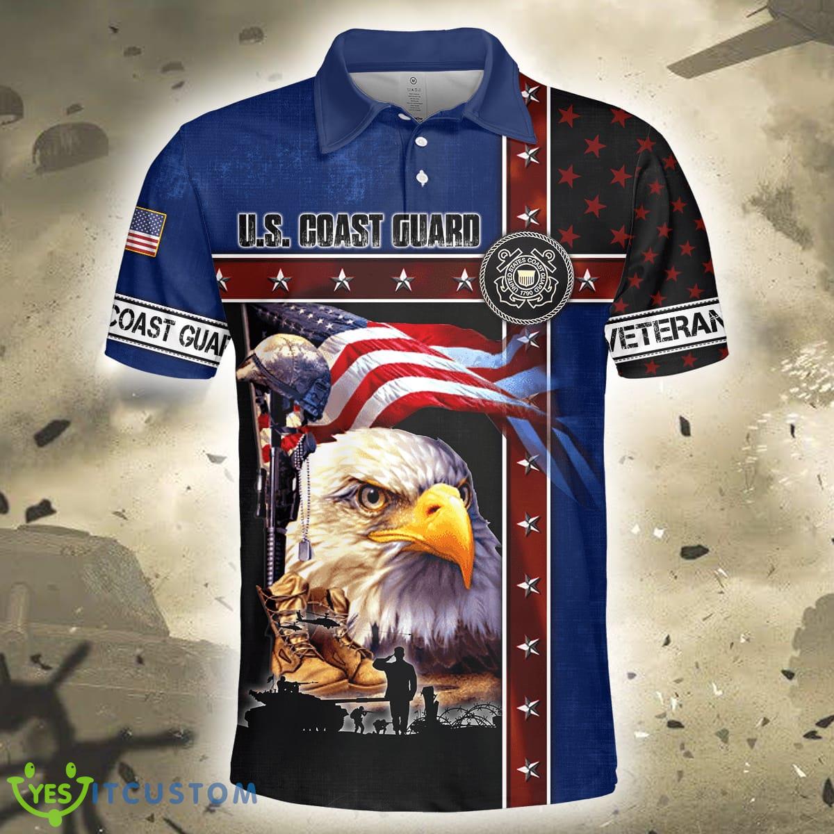 Eagle US Coast Guard 3D Polo Shirt 8 Eagle US Coast Guard 3D Polo Shirt - Eagle US Coast Guard 3D All Over Printed Unisex Shirts_16