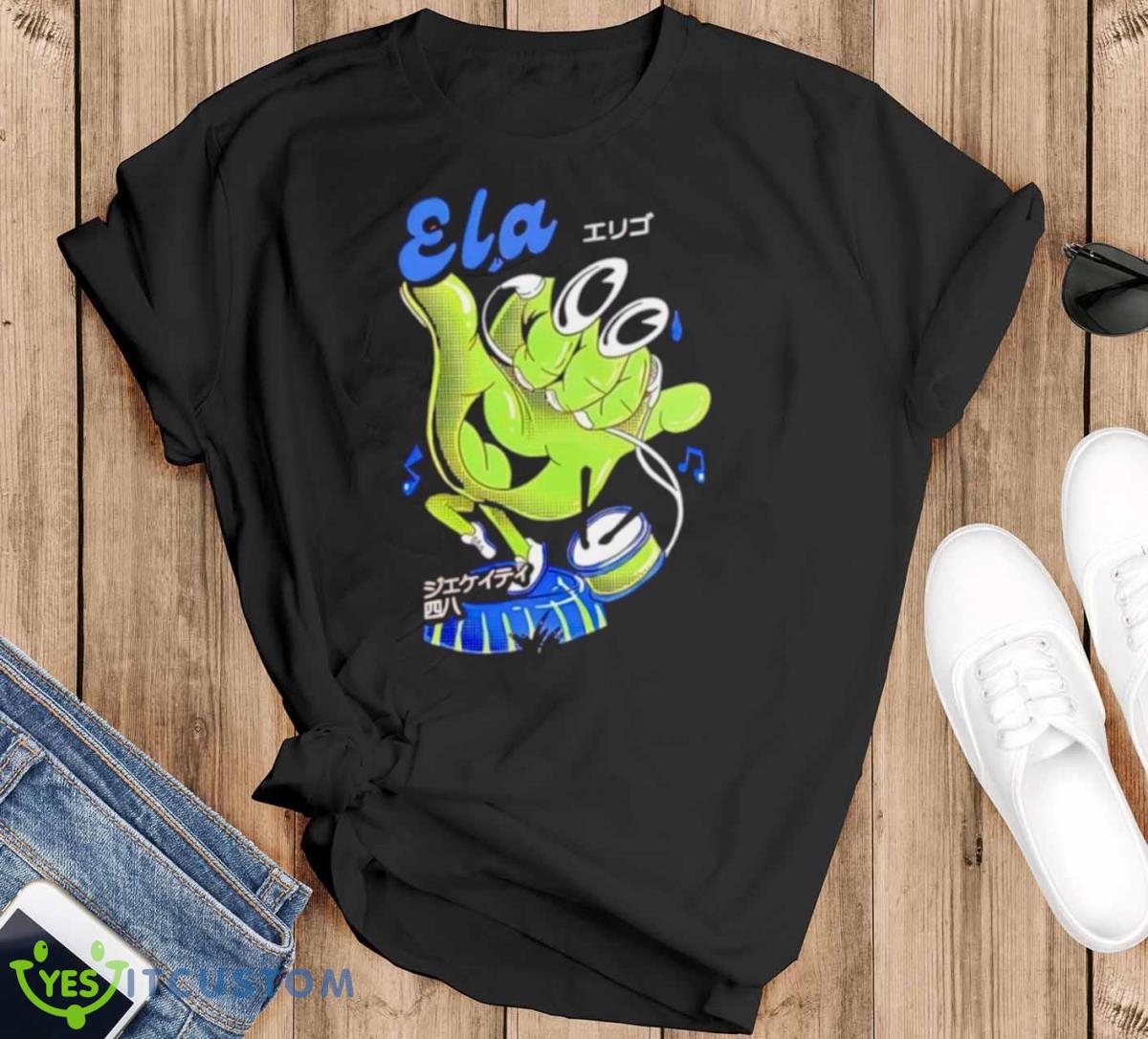 Erigo Ela Call Me Shirt - Black T-Shirt