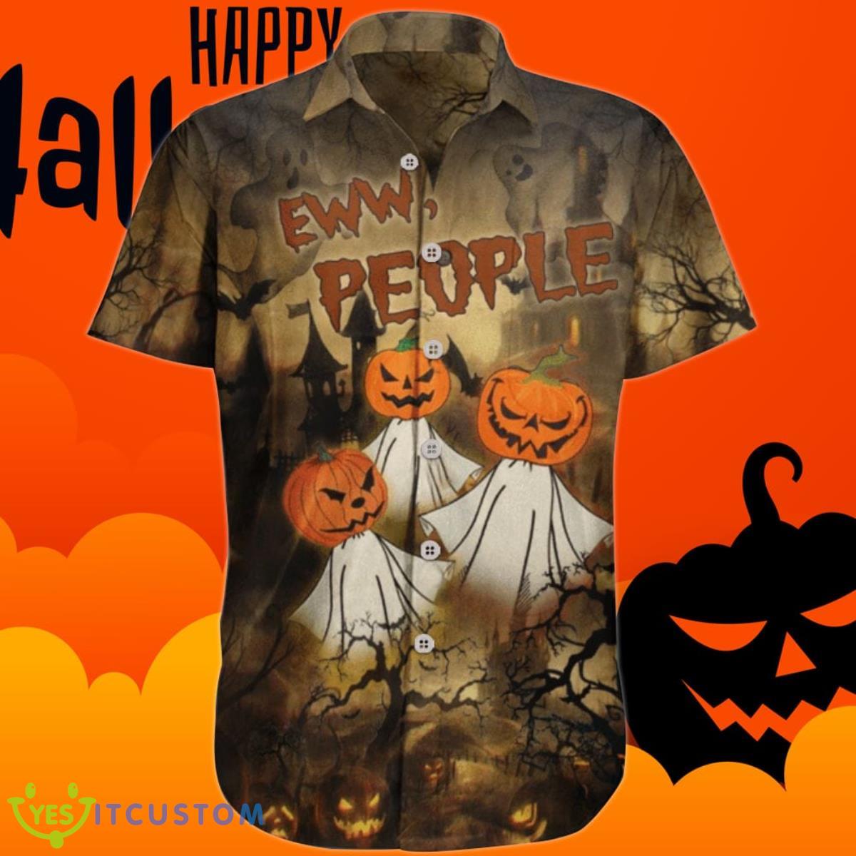 Eww People Funny Halloween Hawaiian Shirt For Adult Mens Womens Product Photo 1