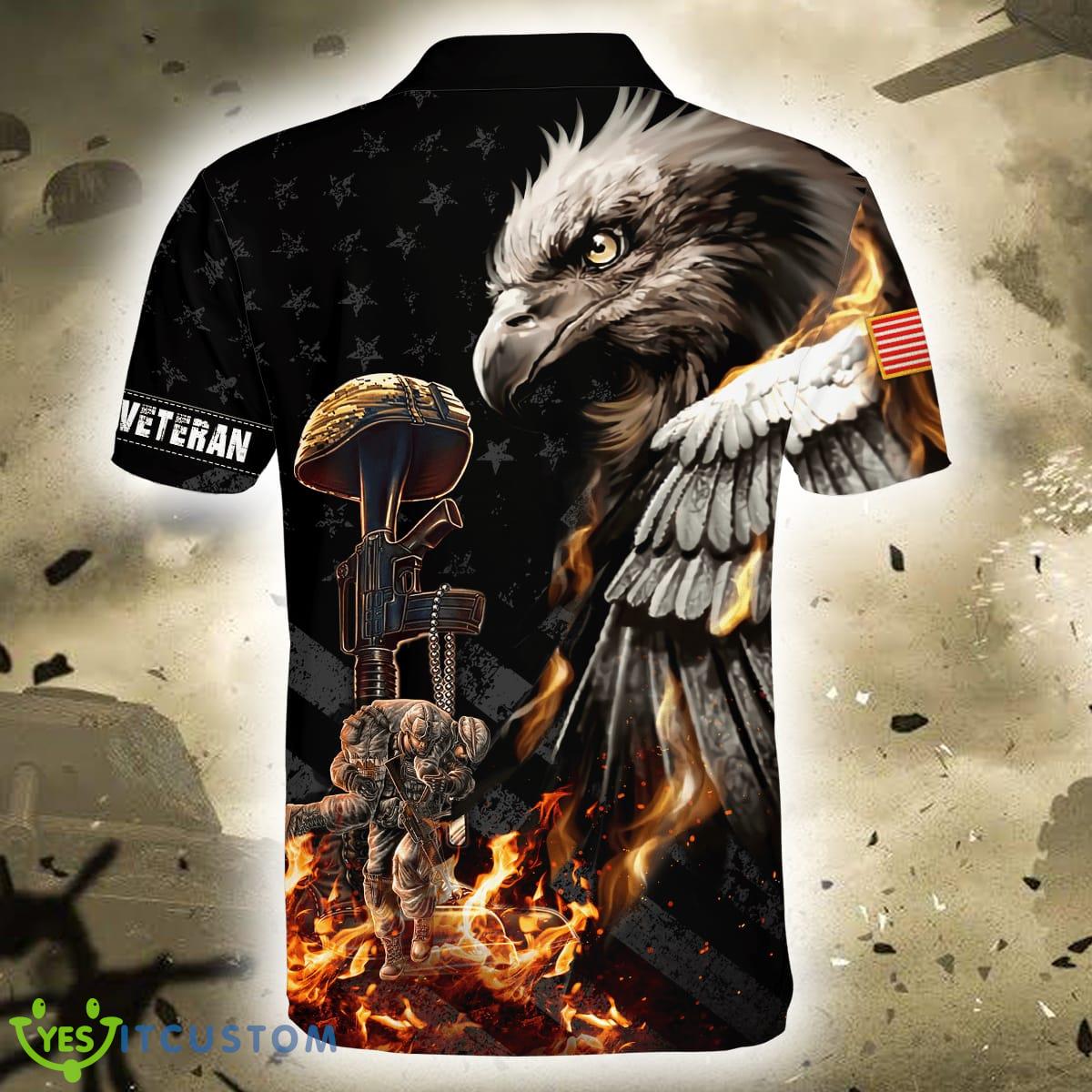 Fire Eagle US Veteran Honor The Fallen Polo Shirt 8 Fire Eagle US Veteran Honor The Fallen Polo Shirt - US Veteran - Honor The Fallen Unisex Shirts_16