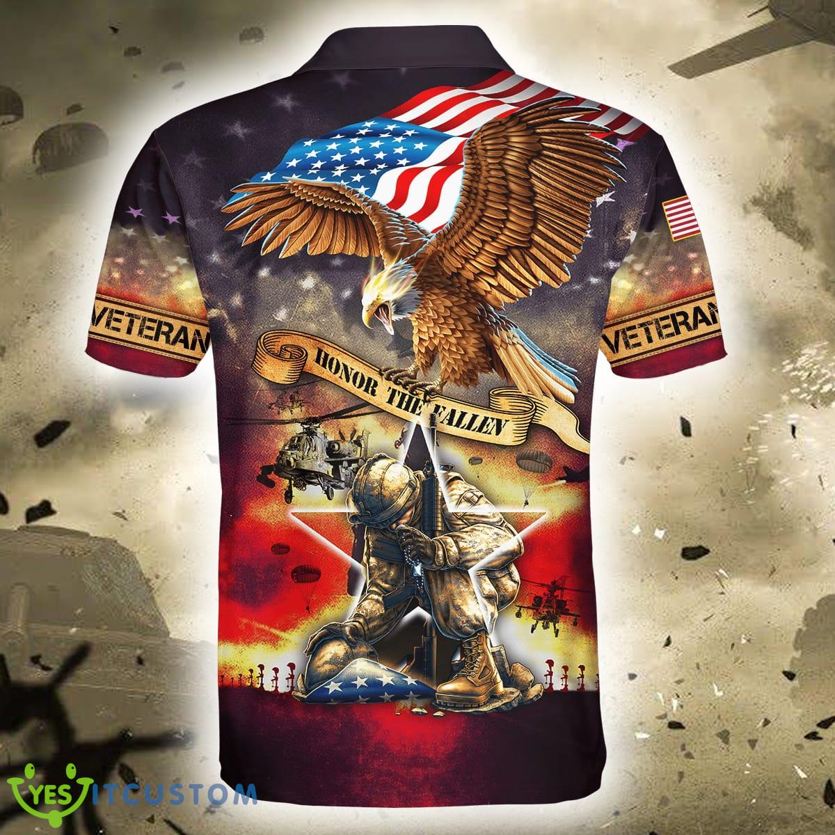 Flag Eagle Honor The Fallen Eagle U.S Veteran Polo Shirt 7 Flag Eagle Honor The Fallen Eagle U.S Veteran Polo Shirt - Honor The Fallen - Eagle U.S Veteran Unisex Shirts_15