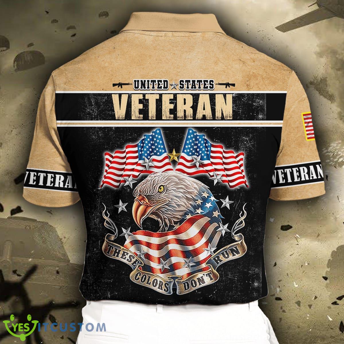 Flag Eagle US Veteran These Color Don't Run Polo Shirt 5 flag eagle us veteran these color dont run polo shirt