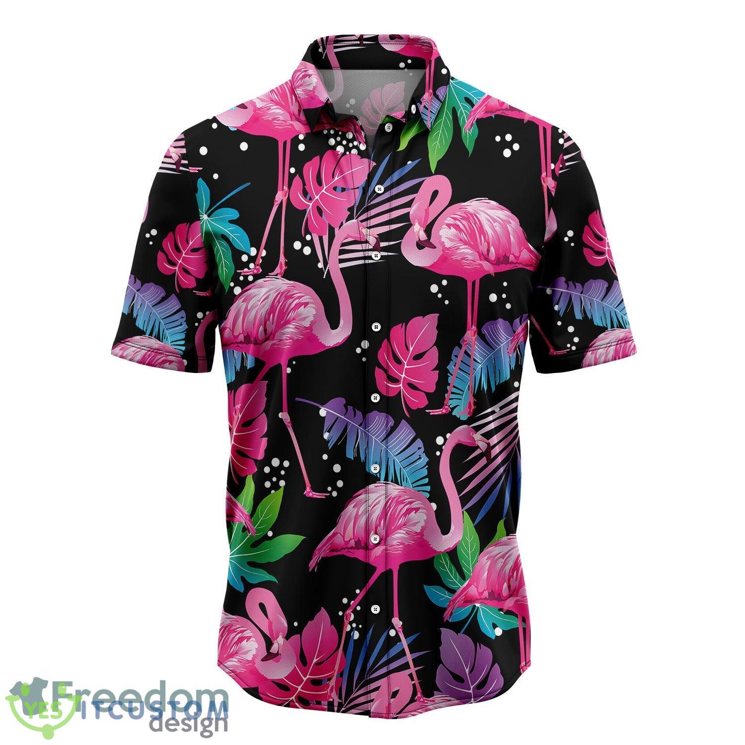 Flamingo Leaf Summer Hawaiian Shirt Gift For Men Women - Flamingo Leaf Summer Hawaiian Shirt Gift For Men Women