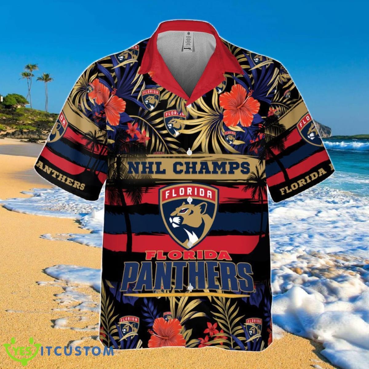 Florida Panthers 2023 AOP Hawaiian Shirt Best Gift For Men And Women Product Photo 2