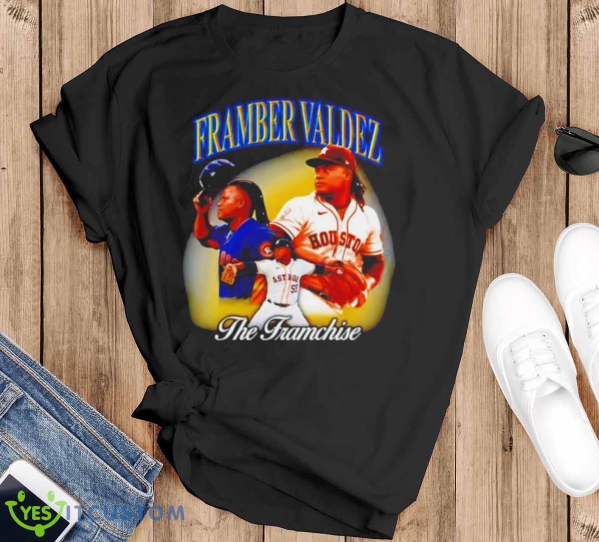 Framber Valdez The Framchise Shirt 8 Framber Valdez The Framchise Shirt - Black T-Shirt
