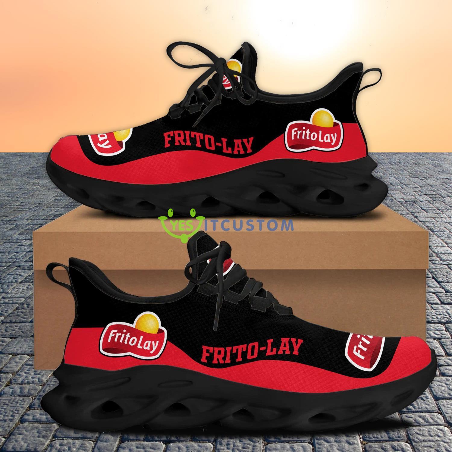 Frito-Lay Running Sneakers Black Red Max Soul Shoes Sport Gift For Men And Women Product Photo 1