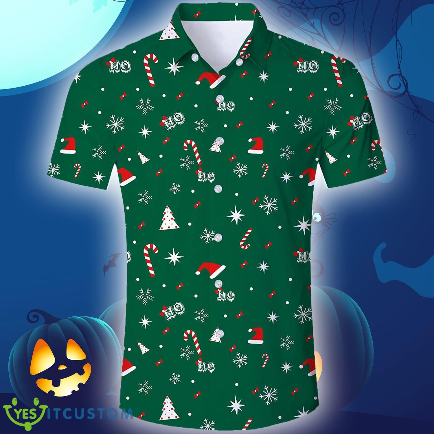 Green Christmas Funny Hawaiian Shirt Gift For Men Women - Green Christmas Funny Hawaiian Shirt Gift For Men Women_1