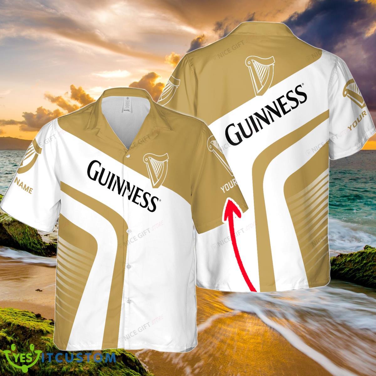 Guinness Custom Name Hawaiian Shirt Trendy Summer Gift For Beach Lovers Product Photo 1