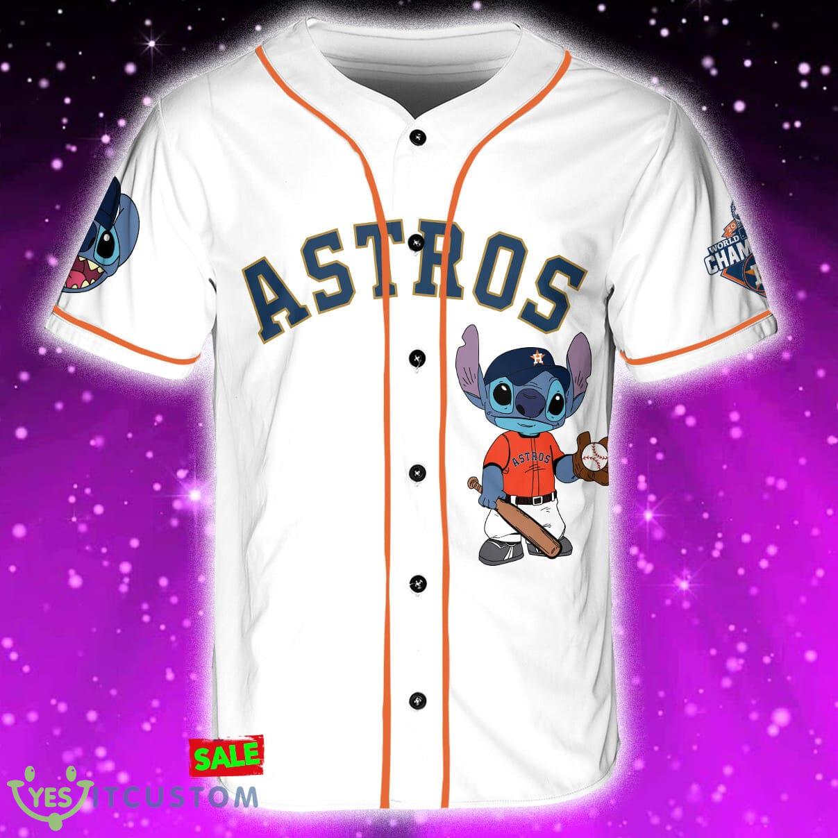 HA Lilo & Stitch Jersey Baseball Shirt White Custom Number And Name 8 HA Lilo & Stitch Jersey Baseball Shirt White Custom Number And Name - HA Lilo & Stitch Baseball Jersey White_2