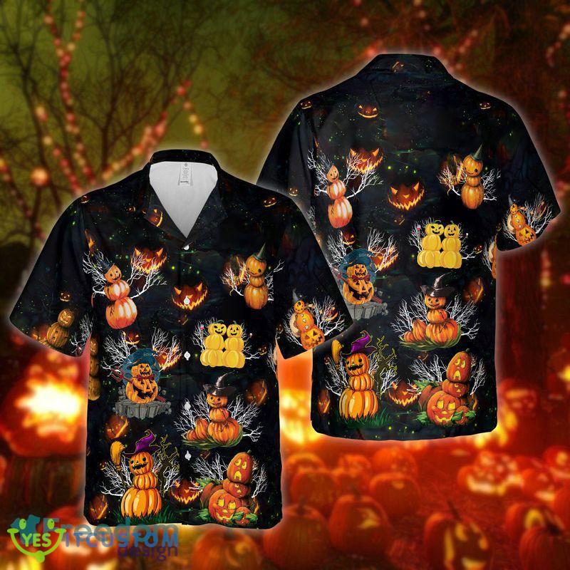 Halloween Funny Pumpkin Dark Hawaiian Shirt Gift For Men Women - Halloween Funny Pumpkin Dark Hawaiian Shirt Gift For Men Women